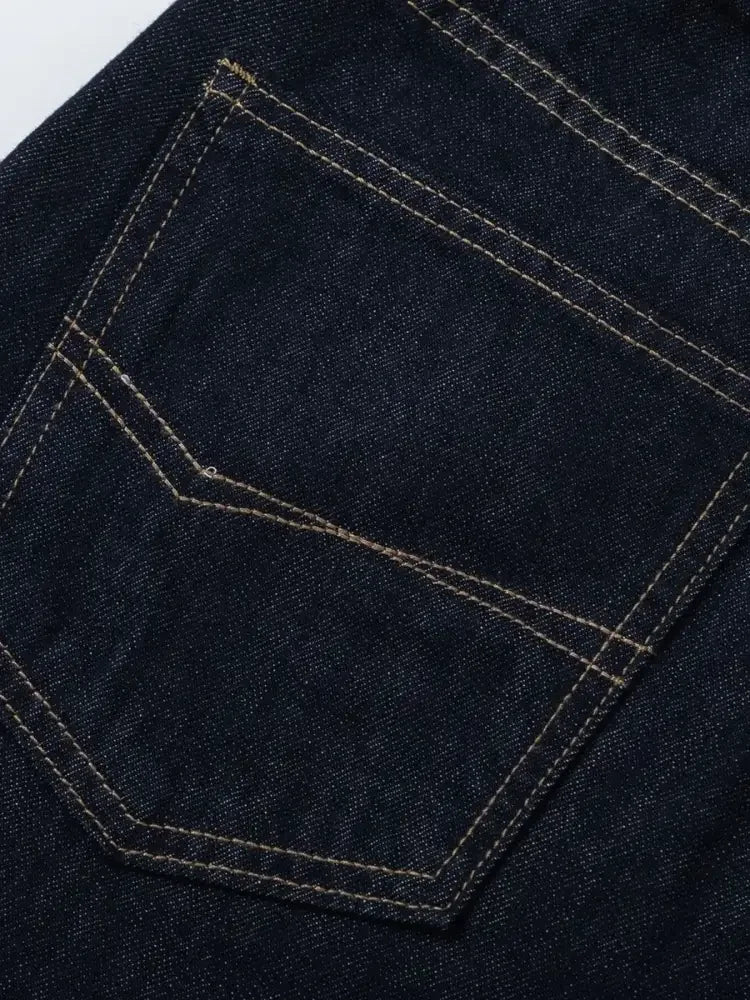 Men's Wide-Leg Denim Shorts