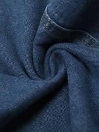 Men's Wide Leg Denim Shorts