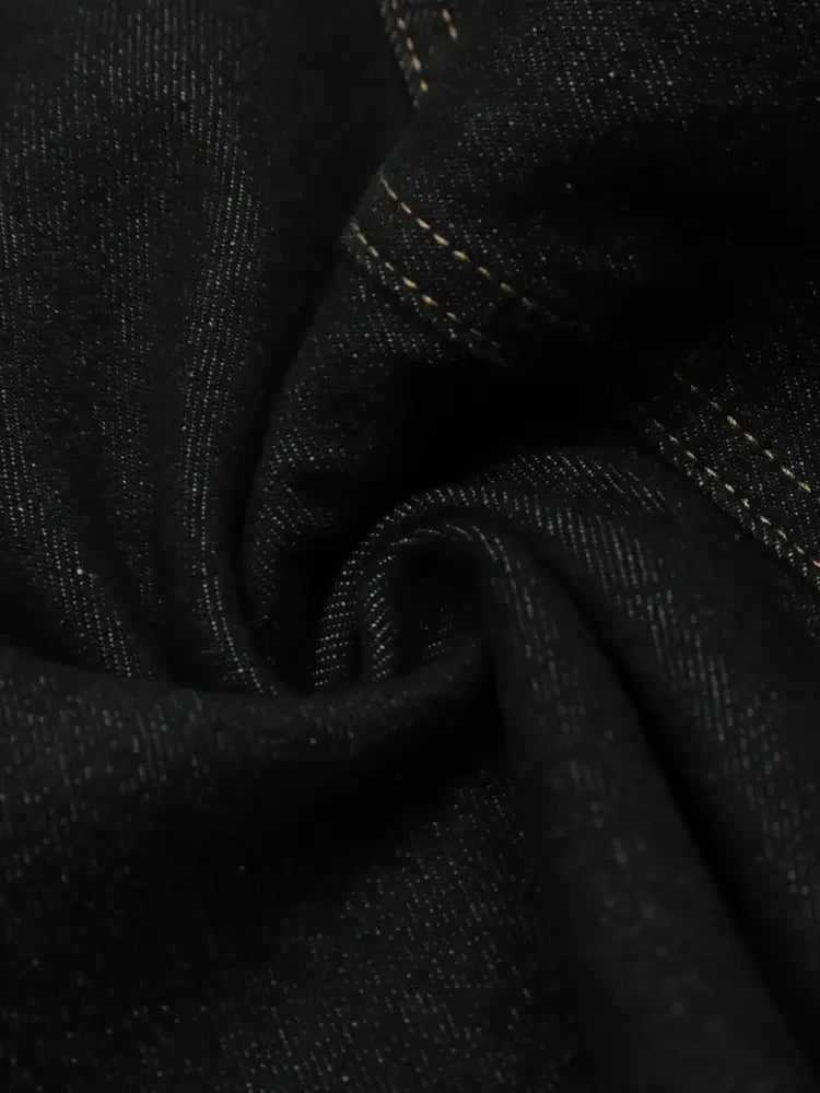 Men's Wide Leg Denim Shorts