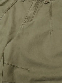 Men's Wide Leg Denim Shorts