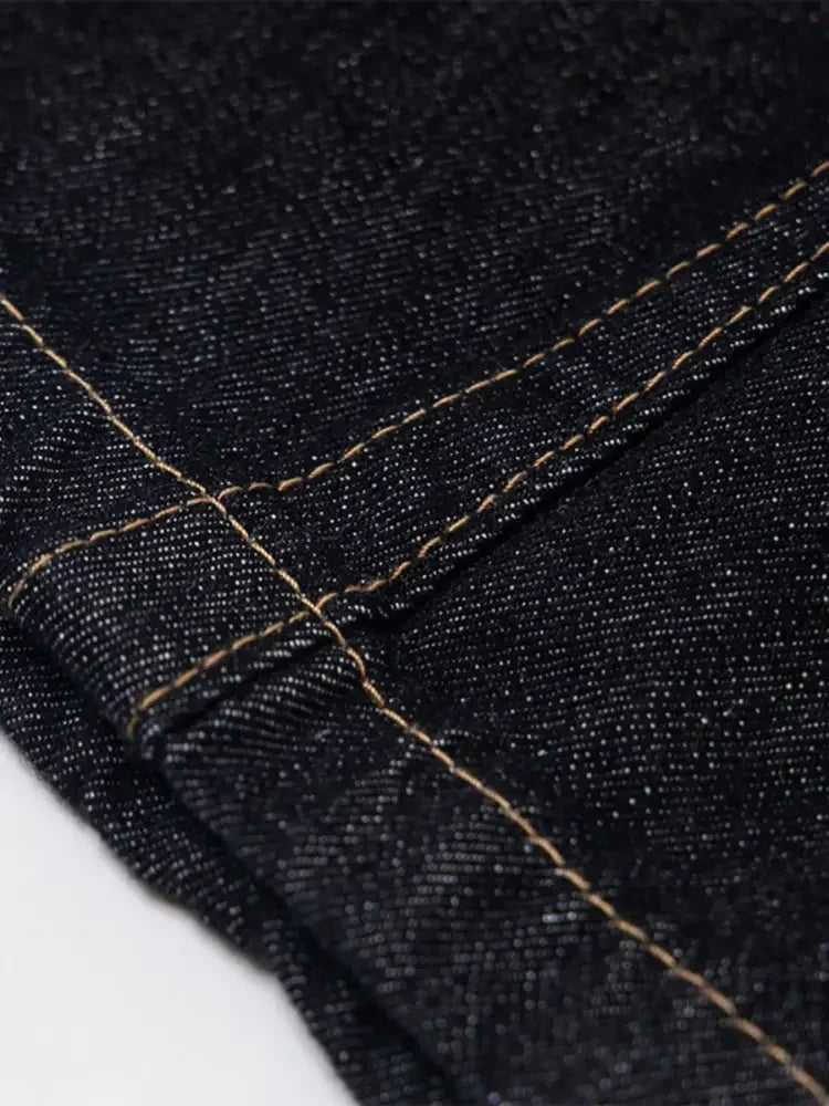 Men's Wide Leg Denim Shorts