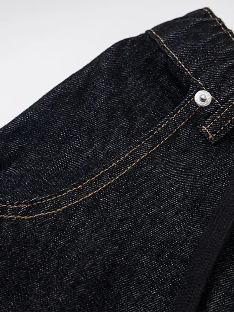 Men's Wide Leg Denim Shorts