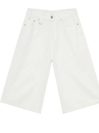 Men's Wide Leg Denim Shorts