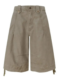 Men's Wide Leg Denim Shorts