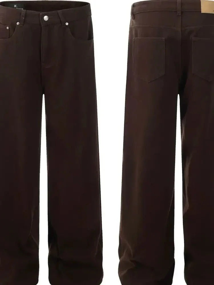 Men's Wide - Leg High - Rise Jeans - Update AvenueTrendsi100400255333423100400255333423Men's Wide - Leg High - Rise JeansBrown