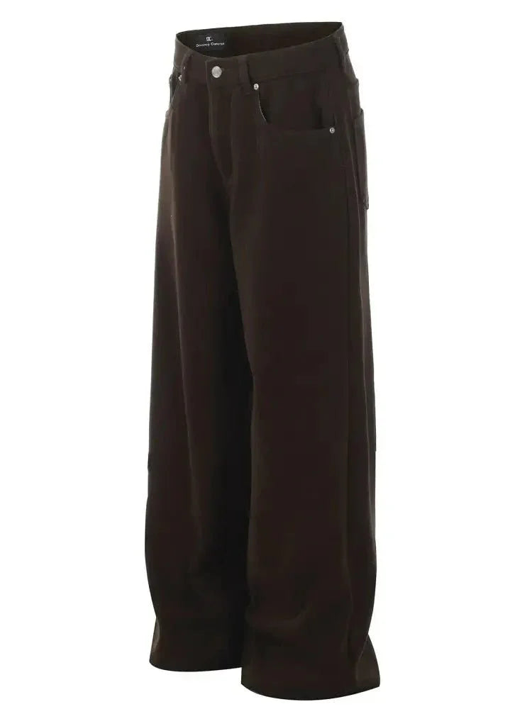 Men's Wide - Leg High - Rise Jeans - Update AvenueTrendsi100400255333423100400255333423Men's Wide - Leg High - Rise JeansBrown