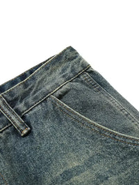 Men's Wide-Leg High-Waist Jeans