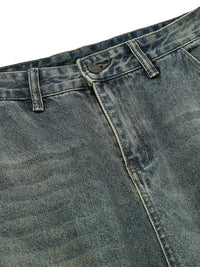 Men's Wide-Leg High-Waist Jeans