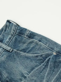 Men's Wide Leg High Waist Jeans