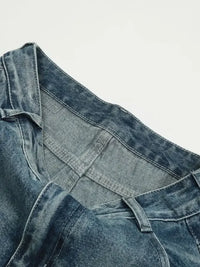 Men's Wide Leg High Waist Jeans