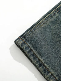 Men's Wide-Leg High-Waist Jeans