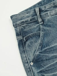 Men's Wide Leg High Waist Jeans