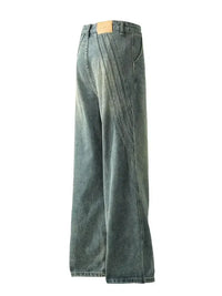 Men's Wide-Leg High-Waist Jeans