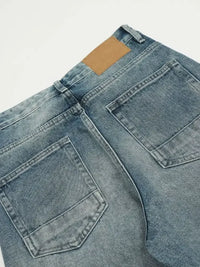 Men's Wide Leg High Waist Jeans