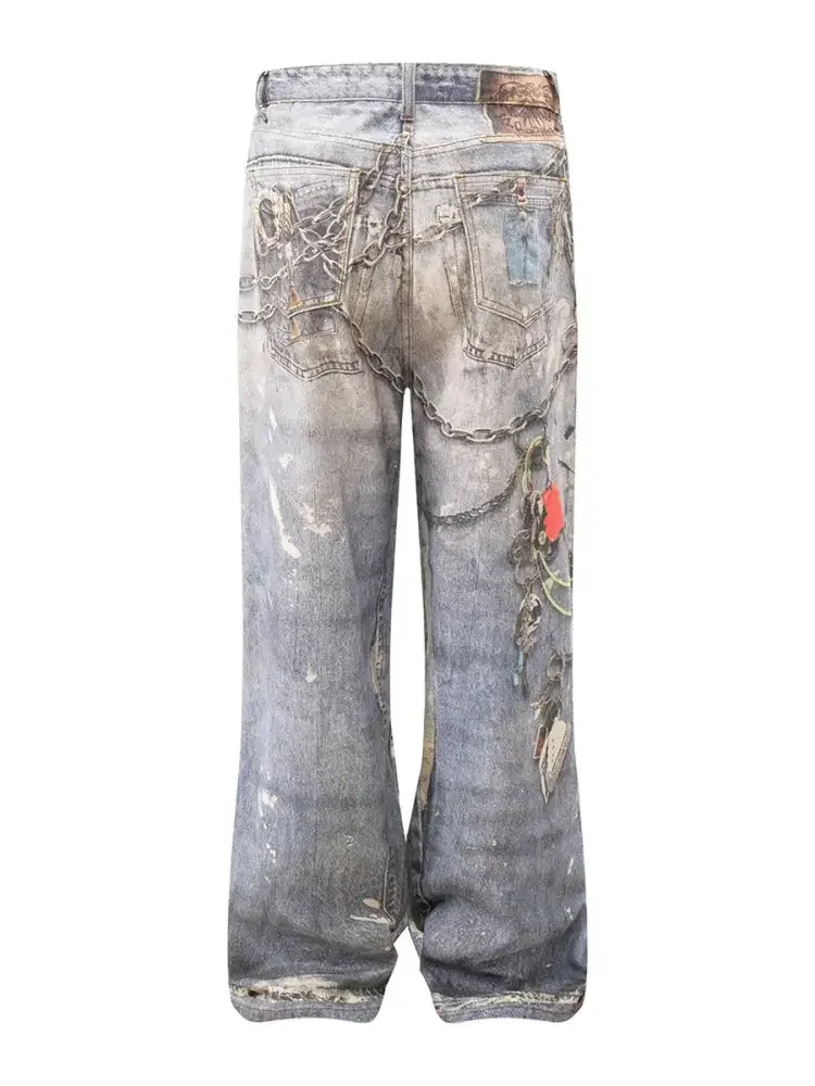 Men's Wide Leg Jeans