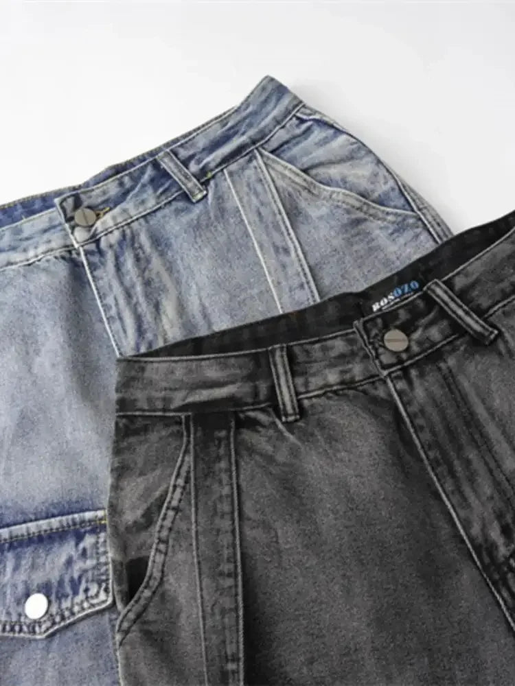 Men's Wide Leg Wide Leg Jeans