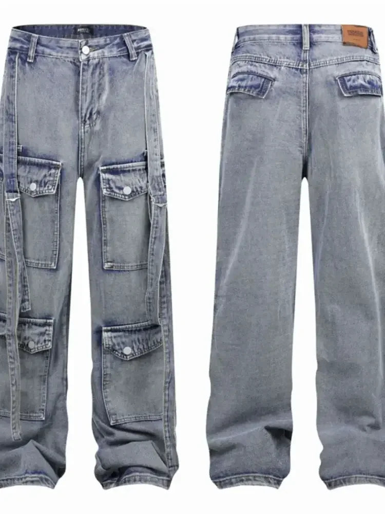 Men's Wide Leg Wide Leg Jeans