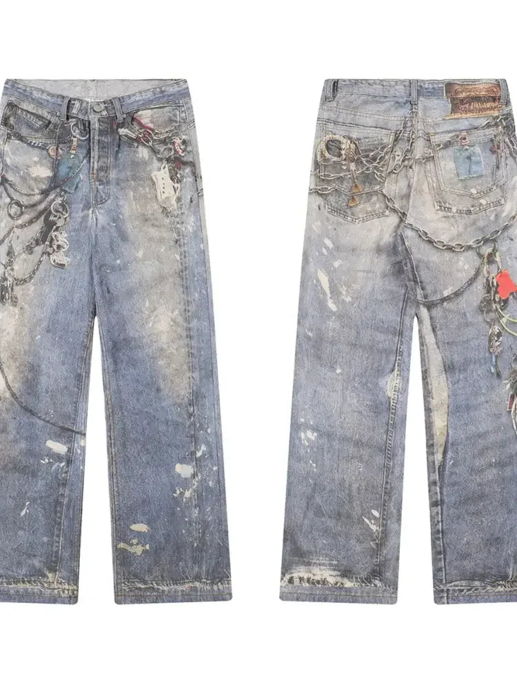 Men's Wide Leg Jeans