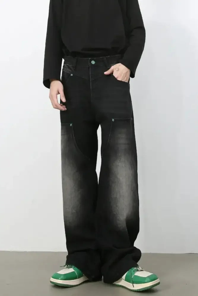 Men's Wide Leg Jeans