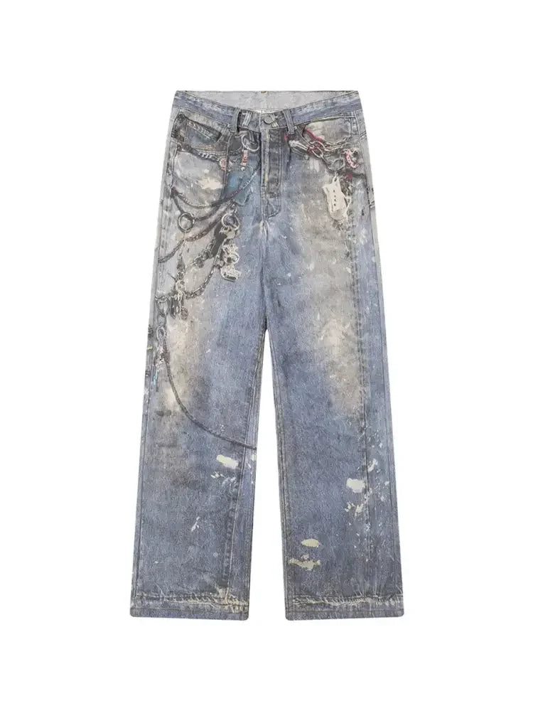 Men's Wide Leg Jeans