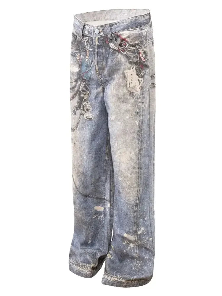 Men's Wide Leg Jeans