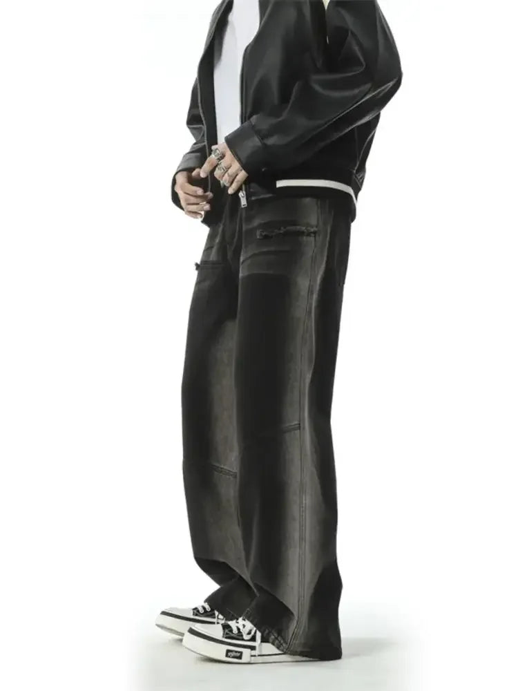 Men's Wide-Leg Jeans