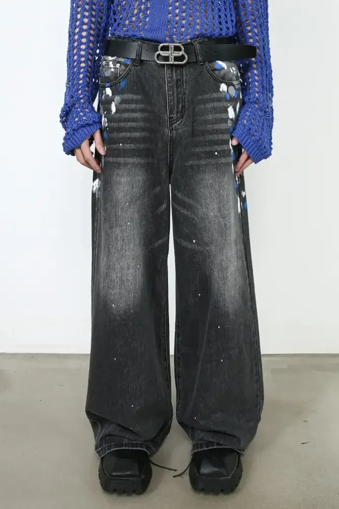 Men's Wide Leg Jeans