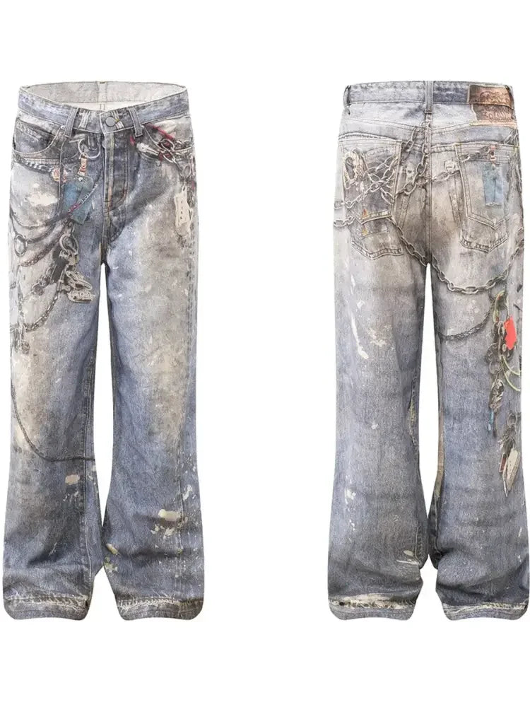 Men's Wide Leg Jeans