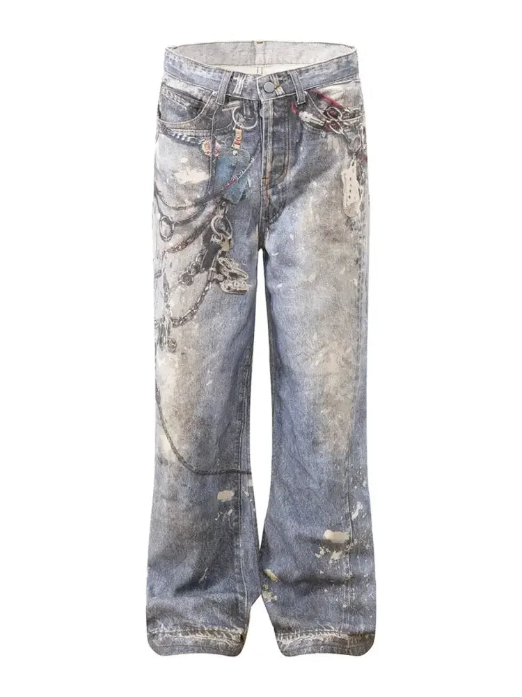 Men's Wide Leg Jeans