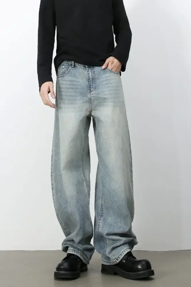 Men's Wide Leg Jeans