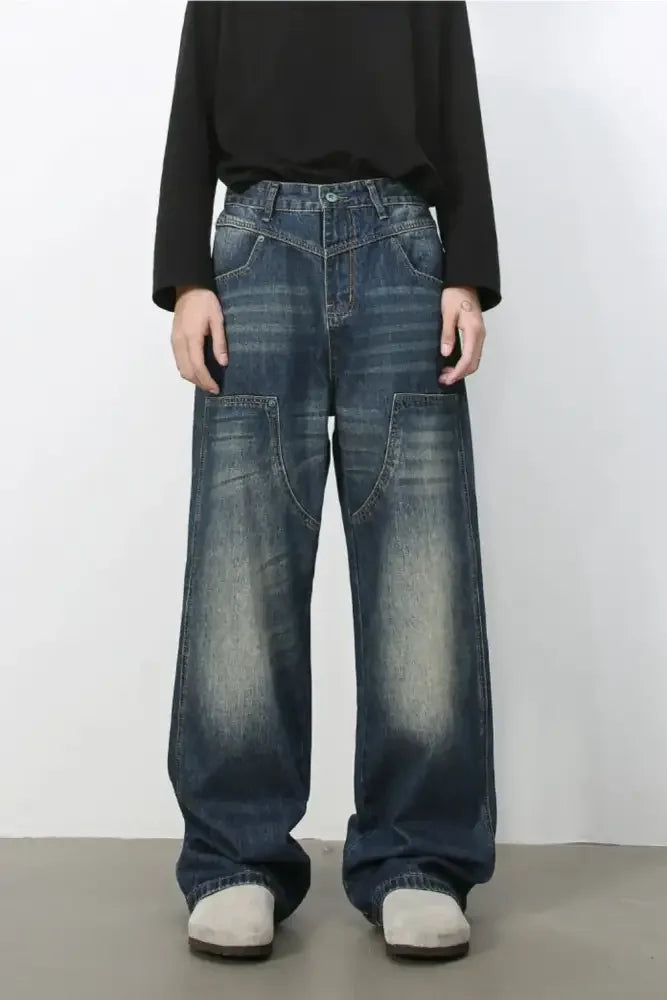 Men's Wide Leg Jeans