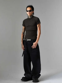 Men's Wide Leg Jeans with Pockets
