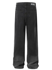 Men's Wide Leg Jeans with Pockets