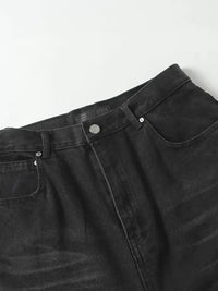 Men's Wide Leg Jeans with Pockets