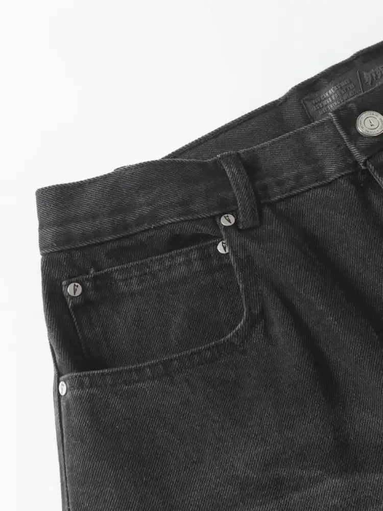 Men's Wide Leg Jeans with Pockets