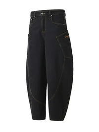 Men's Wide Leg Jeans with Pockets