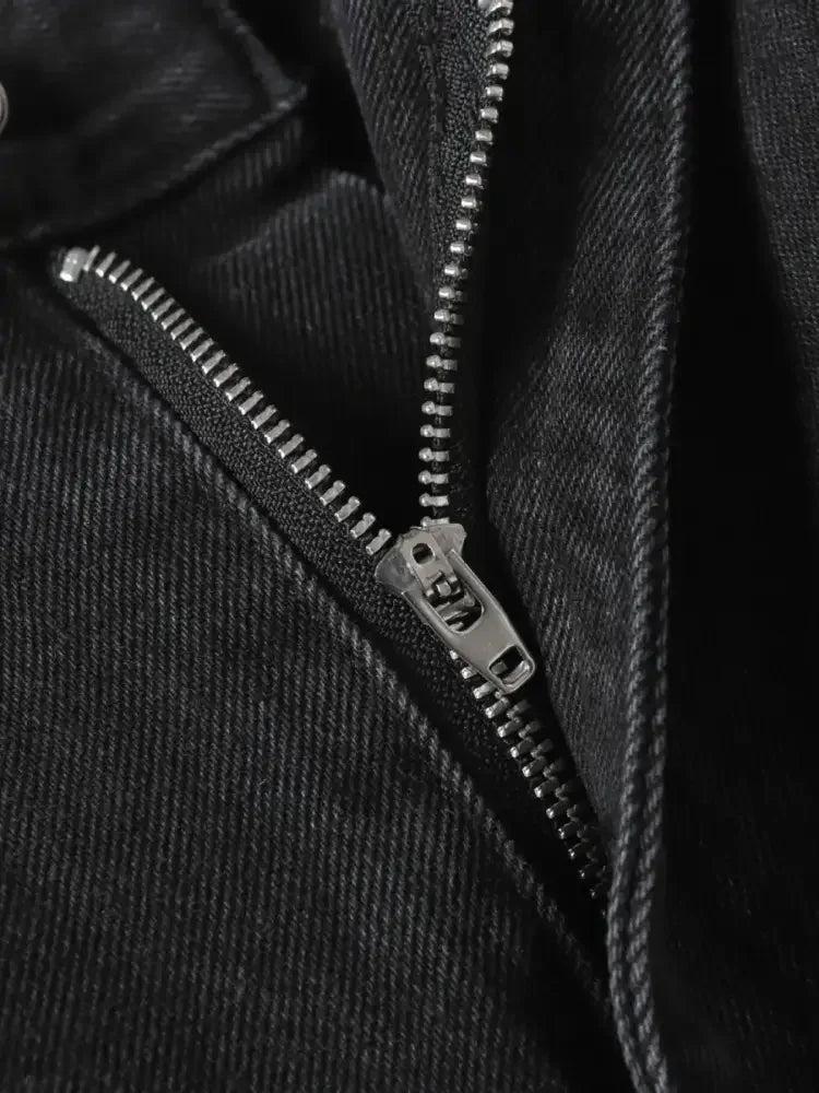 Men's Wide Leg Jeans with Pockets