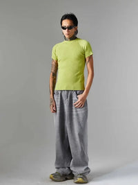 Men's Wide Leg Jeans with Pockets
