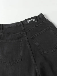 Men's Wide Leg Jeans with Pockets
