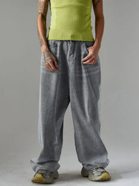 Men's Wide Leg Jeans with Pockets