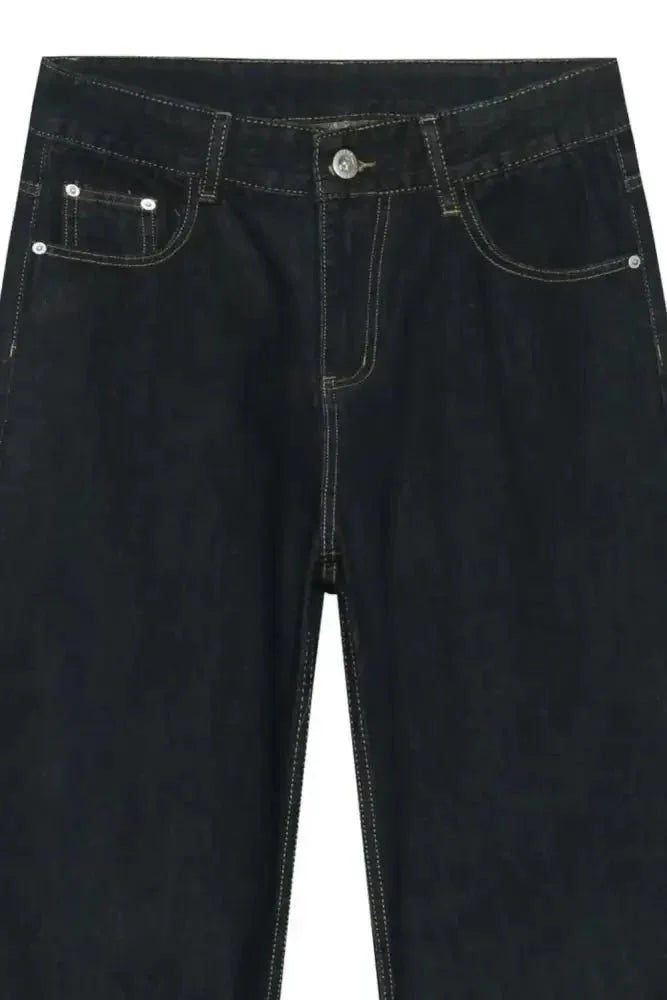Men's Wide Leg Jeans with Pockets - Update AvenueTrendsi100400265052702100400265052702Men's Wide Leg Jeans with PocketsDark