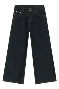 Men's Wide Leg Jeans with Pockets - Update AvenueTrendsi100400265052702100400265052702Men's Wide Leg Jeans with PocketsDark
