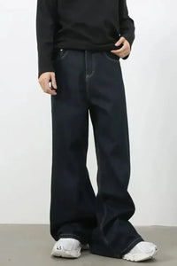 Men's Wide Leg Jeans with Pockets - Update AvenueTrendsi100400265052702100400265052702Men's Wide Leg Jeans with PocketsDark