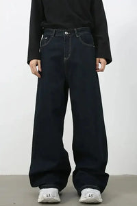 Men's Wide Leg Jeans with Pockets - Update AvenueTrendsi100400265052702100400265052702Men's Wide Leg Jeans with PocketsDark