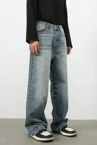 Men's Wide Leg Jeans with Pockets - Update AvenueTrendsi100400275621555100400275621555Men's Wide Leg Jeans with PocketsMedium