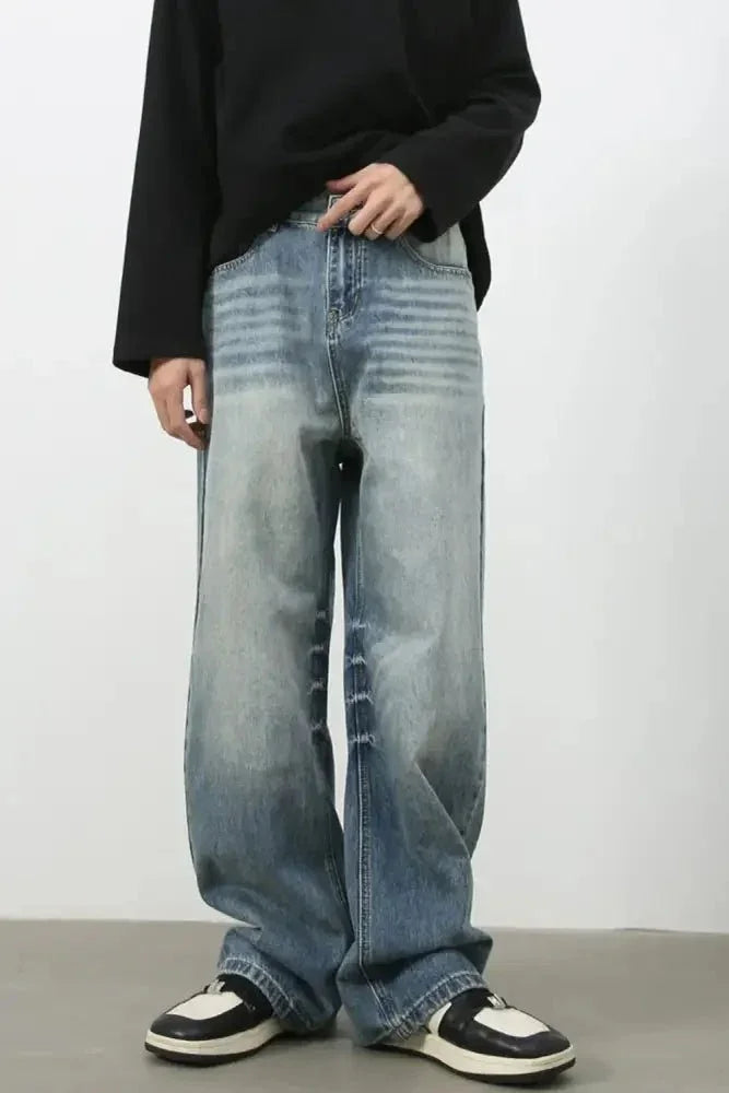 Men's Wide Leg Jeans with Pockets - Update AvenueTrendsi100400275621555100400275621555Men's Wide Leg Jeans with PocketsMedium
