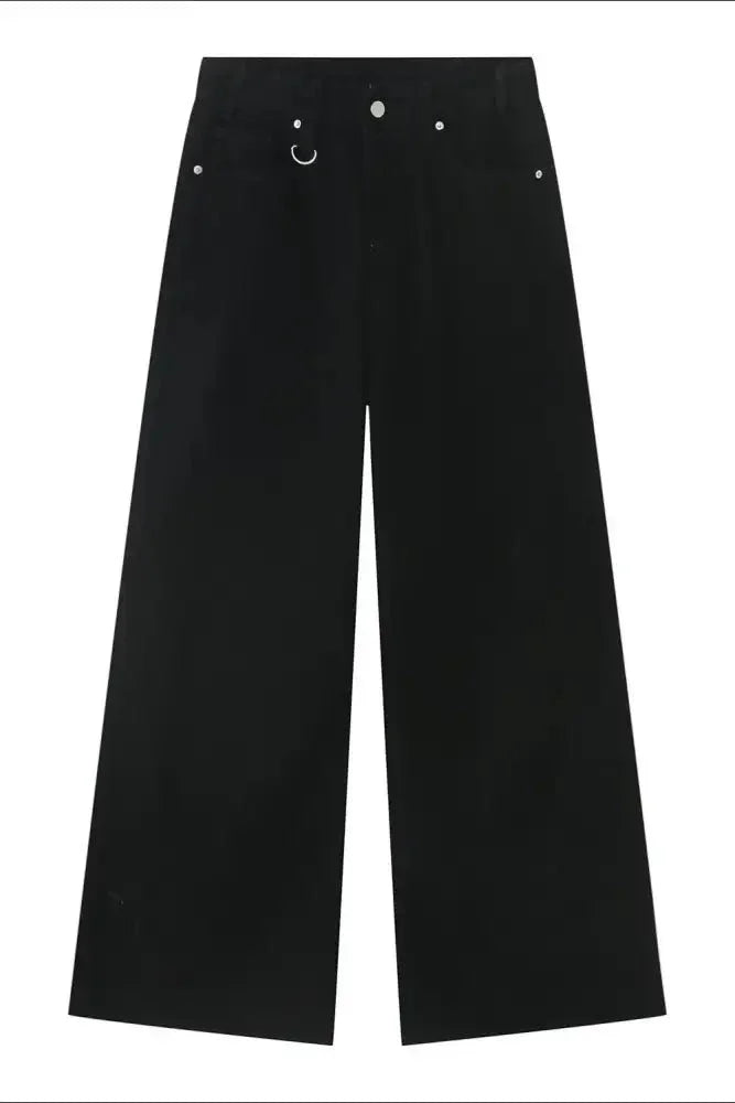 Men's Wide Leg Jeans with Pockets - Update AvenueTrendsi100400476731833100400476731833Men's Wide Leg Jeans with PocketsDark