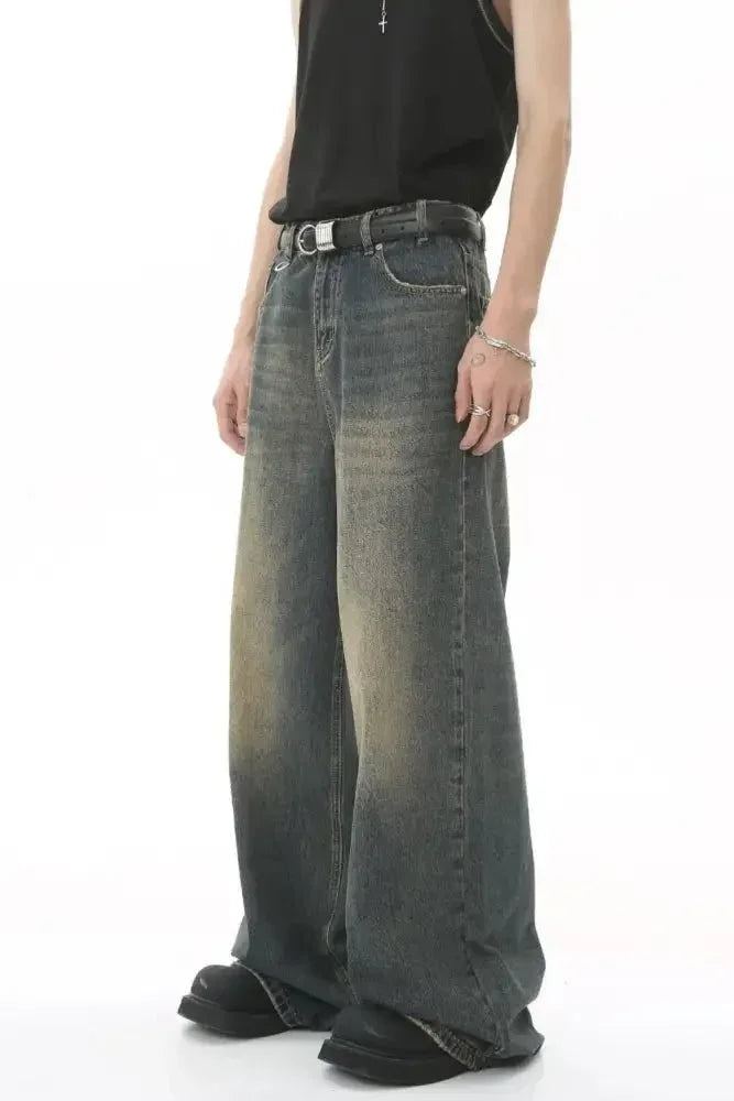 Men's Wide Leg Jeans with Pockets - Update AvenueTrendsi100400476732653100400476732653Men's Wide Leg Jeans with PocketsMedium