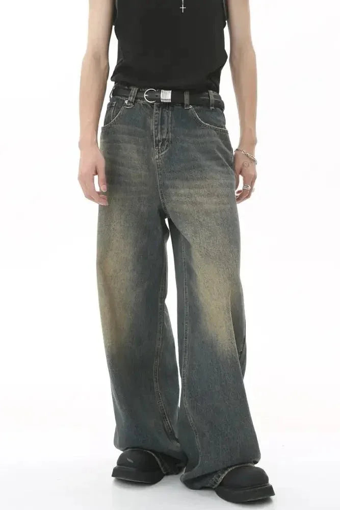 Men's Wide Leg Jeans with Pockets - Update AvenueTrendsi100400476732653100400476732653Men's Wide Leg Jeans with PocketsMedium