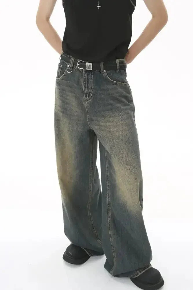 Men's Wide Leg Jeans with Pockets - Update AvenueTrendsi100400476732653100400476732653Men's Wide Leg Jeans with PocketsMedium